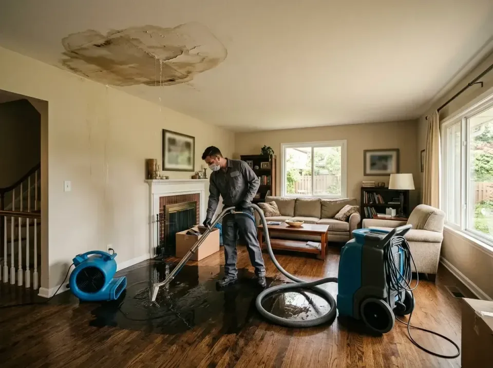 attic-pipe-burst-ceiling-drip-008 — frequently asked questions, Water Damage Restoration & Carpet Care in Liberty, PA